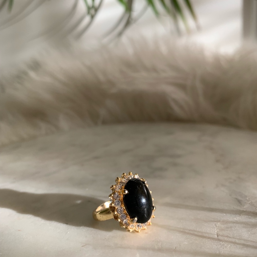 Vintage gold plated ring
